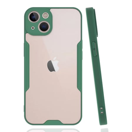 Newface Apple iPhone 14 Plus Kılıf Platin Silikon - Yeşil