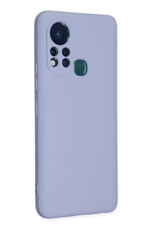 Newface İnfinix Hot 11s Kılıf Nano içi Kadife Silikon - Lila