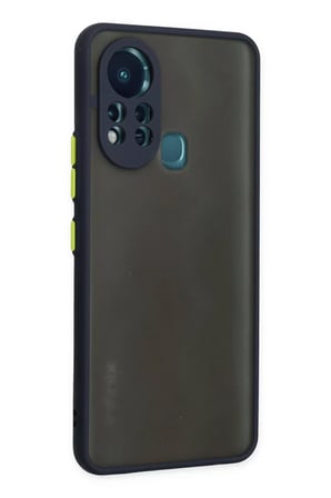 Newface İnfinix Hot 11s Kılıf Montreal Silikon Kapak - Lacivert