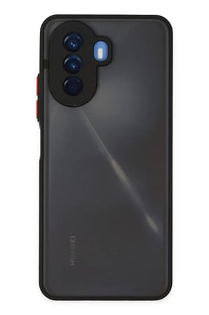 Newface Huawei Nova Y70 Kılıf Montreal Silikon Kapak - Siyah