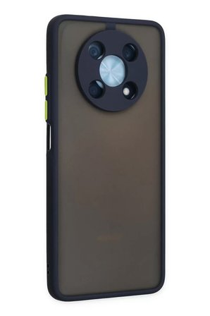 Newface Huawei Nova Y90 Kılıf Montreal Silikon Kapak - Lacivert
