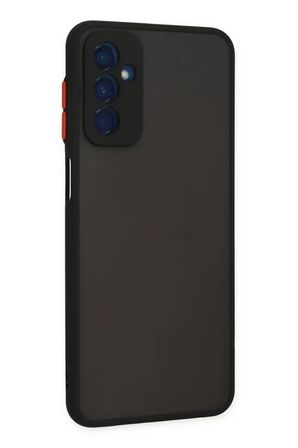 Newface Samsung Galaxy M13 Kılıf Montreal Silikon Kapak - Siyah