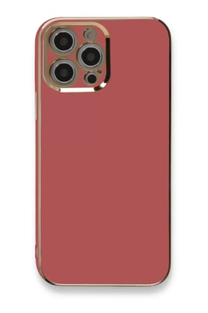 Newface Apple iPhone 12 Pro Kılıf Volet Silikon - Kırmızı