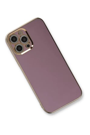 Newface Apple iPhone 12 Pro Kılıf Volet Silikon - Mor