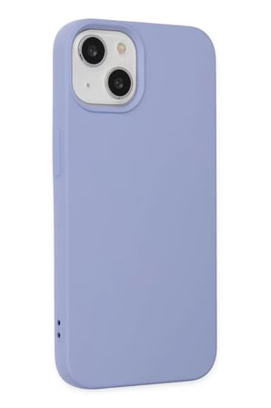 Newface Apple iPhone 14 Plus Kılıf Nano içi Kadife Silikon - Lila