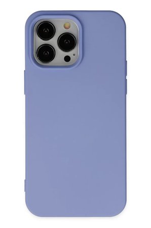 Newface Apple iPhone 14 Pro Max Kılıf Nano içi Kadife Silikon - Lila