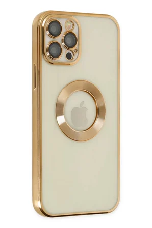 Newface Apple iPhone 12 Pro Kılıf Slot Silikon - Gold