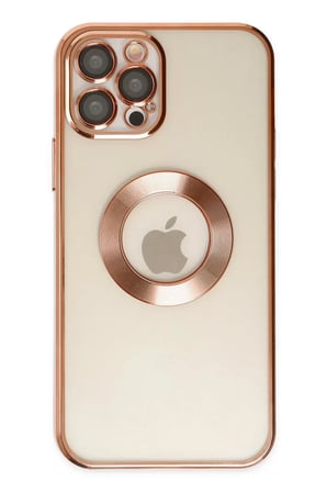 Newface Apple iPhone 12 Pro Kılıf Slot Silikon - Rose Gold