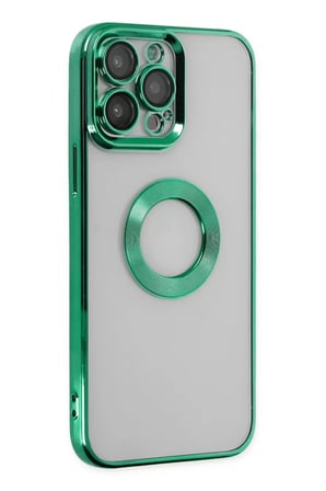 Newface Apple iPhone 14 Pro Max Kılıf Slot Silikon - Köknar Yeşili