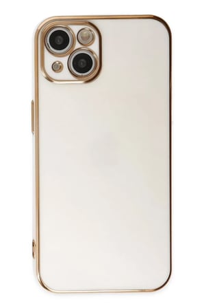 Newface Apple iPhone 14 Plus Kılıf Volet Silikon - Beyaz