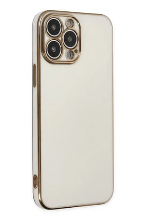 Newface Apple iPhone 14 Pro Kılıf Volet Silikon - Beyaz