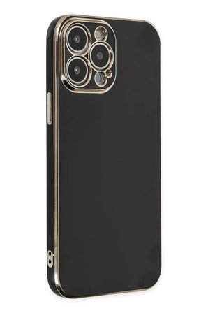 Newface Apple iPhone 14 Pro Max Kılıf Volet Silikon - Siyah
