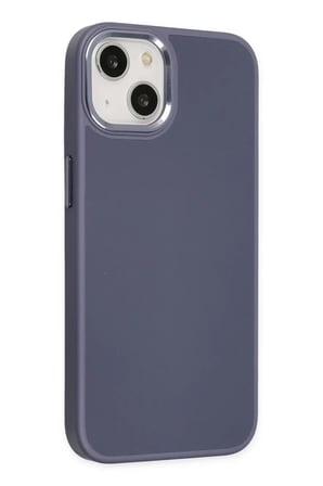 Newface Apple iPhone 14 Plus Kılıf Asya Deri Silikon - Mor