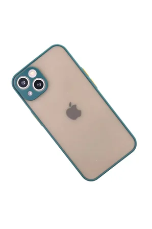 Newface Apple iPhone 14 Kılıf Montreal Silikon Kapak - Yeşil