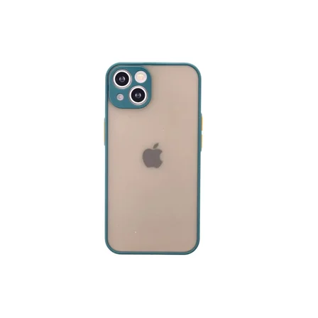 Newface Apple iPhone 14 Kılıf Montreal Silikon Kapak - Yeşil