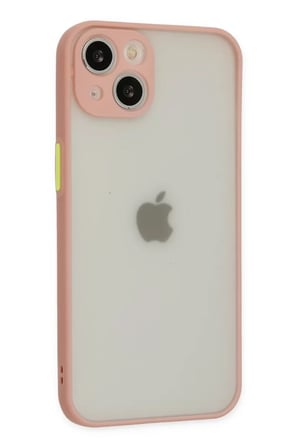 Newface Apple iPhone 14 Kılıf Montreal Silikon Kapak - Pembe