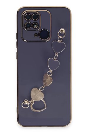 Newface Xiaomi Redmi 10C Kılıf Esila Silikon - Gri