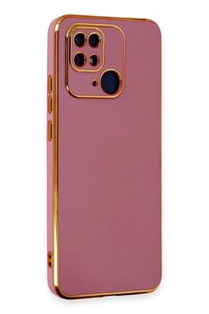 Newface Xiaomi Redmi 10C Kılıf Volet Silikon - Kırmızı