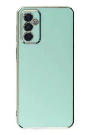Newface Samsung Galaxy A04S Kılıf Volet Silikon - Açık Yeşil