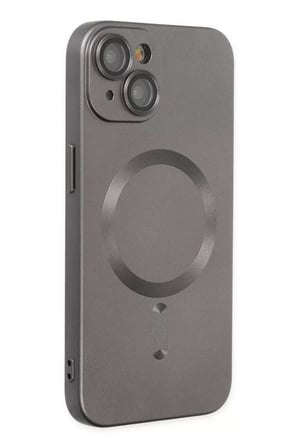 Newface Apple iPhone 14 Plus Kılıf Moshi Lens Magneticsafe Silikon - Füme