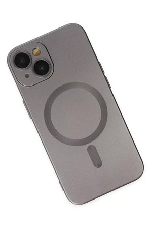 Newface Apple iPhone 14 Plus Kılıf Moshi Lens Magneticsafe Silikon - Füme
