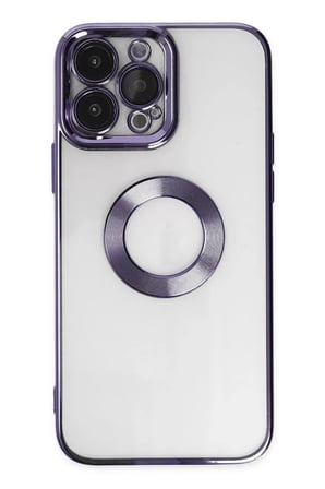 Newface Apple iPhone 14 Pro Kılıf Slot Silikon - Mor