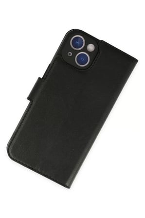 Newface Apple iPhone 14 Plus Kılıf Trend S Plus Kapaklı Kılıf - Siyah