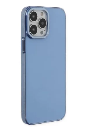 Newface Apple iPhone 14 Pro Kılıf Anka PC Sert Metal Kapak - Mavi