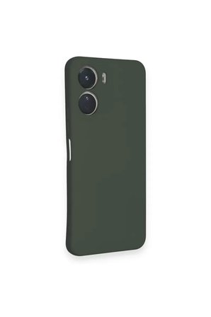 Newface Vivo Y16 Kılıf Nano içi Kadife Silikon - Koyu Yeşil