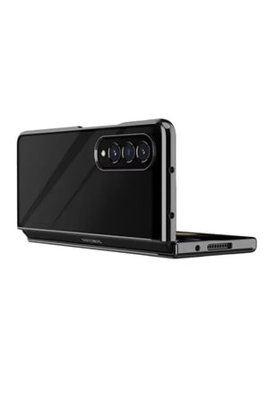 Newface Samsung Galaxy Z Fold 4 Kılıf Fold Element Kapak - Siyah