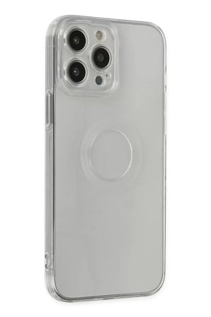 Newface Apple iPhone 13 Pro Max Kılıf Santa Lens Silikon - Şeffaf