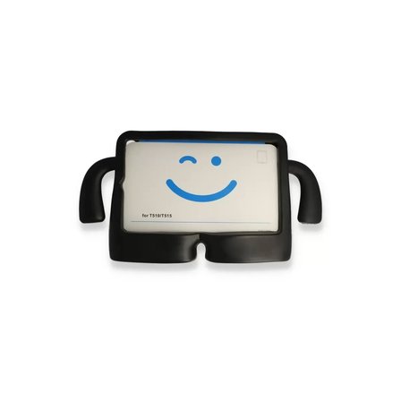 Newface Apple iPad 2022 10.9 (10.nesil) Kılıf Karakter Tablet Silikon - Siyah