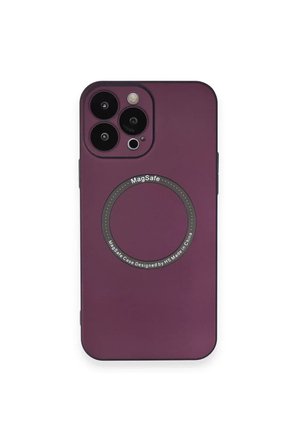 Newface Apple iPhone 14 Pro Kılıf Jack Magneticsafe Lens Silikon - Mürdüm