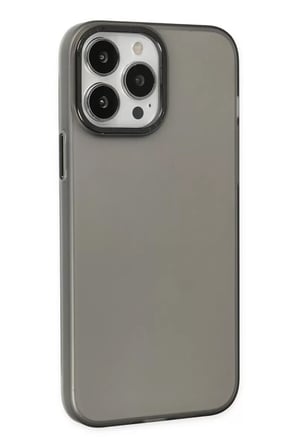 Newface Apple iPhone 14 Pro Max Kılıf Modos Metal Kapak - Siyah