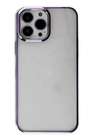 Newface Apple iPhone 13 Pro Max Kılıf Element Silikon - Mor