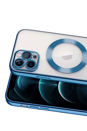 Newface Apple iPhone 13 Pro Kılıf Kross Magneticsafe Kapak - Sierra Blue