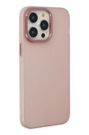 Newface Apple iPhone 14 Pro Kılıf Modos Metal Kapak - Pembe