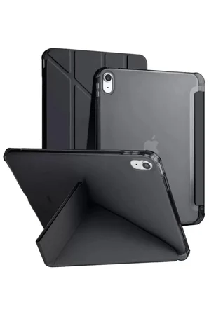 Newface Apple iPad 2022 10.9 (10.nesil) Kılıf Kalemlikli Mars Tablet Kılıfı - Siyah