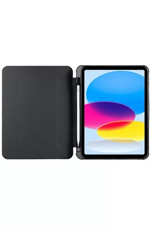 Newface Apple iPad 2022 10.9 (10.nesil) Kılıf Kalemlikli Mars Tablet Kılıfı - Siyah