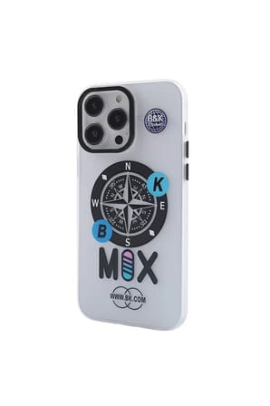 Newface Apple iPhone 14 Pro Kılıf Apollo Magneticsafe Desenli Kapak - Apollo Şeffaf - 3
