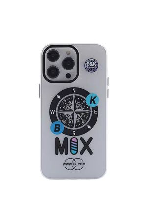Newface Apple iPhone 14 Pro Kılıf Apollo Magneticsafe Desenli Kapak - Apollo Şeffaf - 3