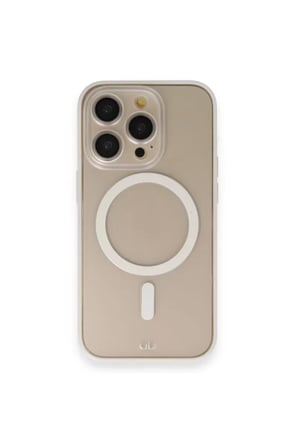 Newface Apple iPhone 14 Pro Kılıf Grand Magneticsafe Kapak - Beyaz