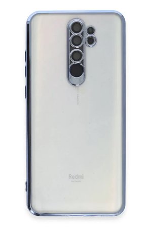 Newface Xiaomi Redmi Note 8 Pro Kılıf Razer Lensli Silikon - Açık Mavi