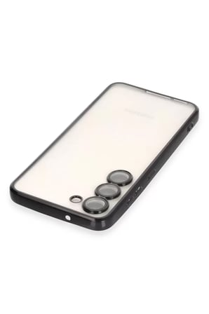 Newface Samsung Galaxy S23 Plus Kılıf Razer Lensli Silikon - Siyah