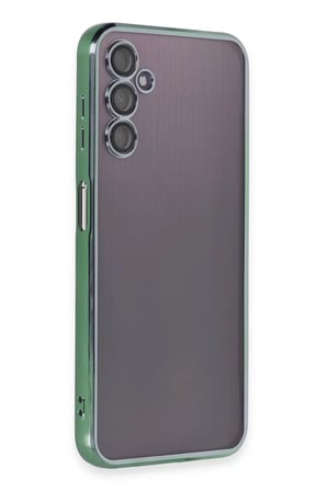Newface Samsung Galaxy A14 4G Kılıf Razer Lensli Silikon - Yeşil