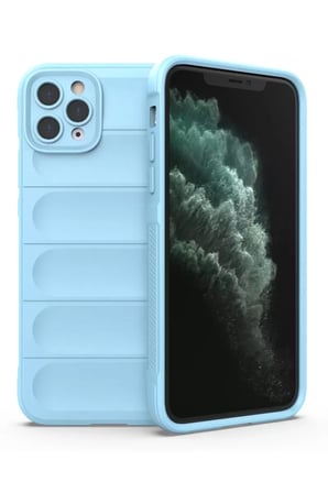 Newface Apple iPhone 11 Pro Kılıf Optimum Silikon - Sky Blue