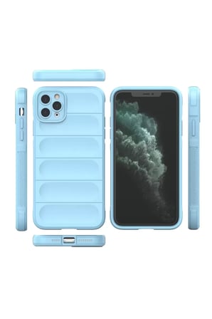 Newface Apple iPhone 11 Pro Kılıf Optimum Silikon - Sky Blue