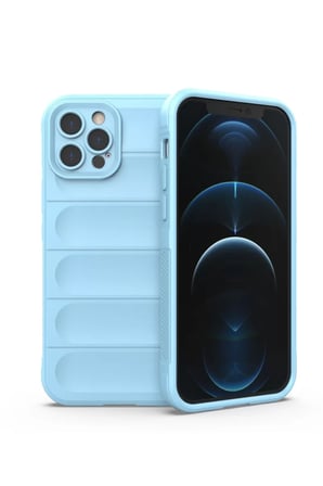 Newface Apple iPhone 12 Pro Kılıf Optimum Silikon - Sky Blue