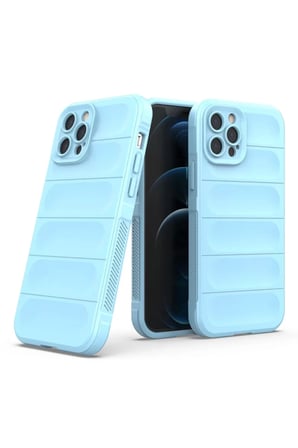 Newface Apple iPhone 12 Pro Kılıf Optimum Silikon - Sky Blue