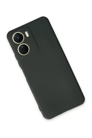 Newface Vivo Y16 Kılıf First Silikon - Koyu Yeşil